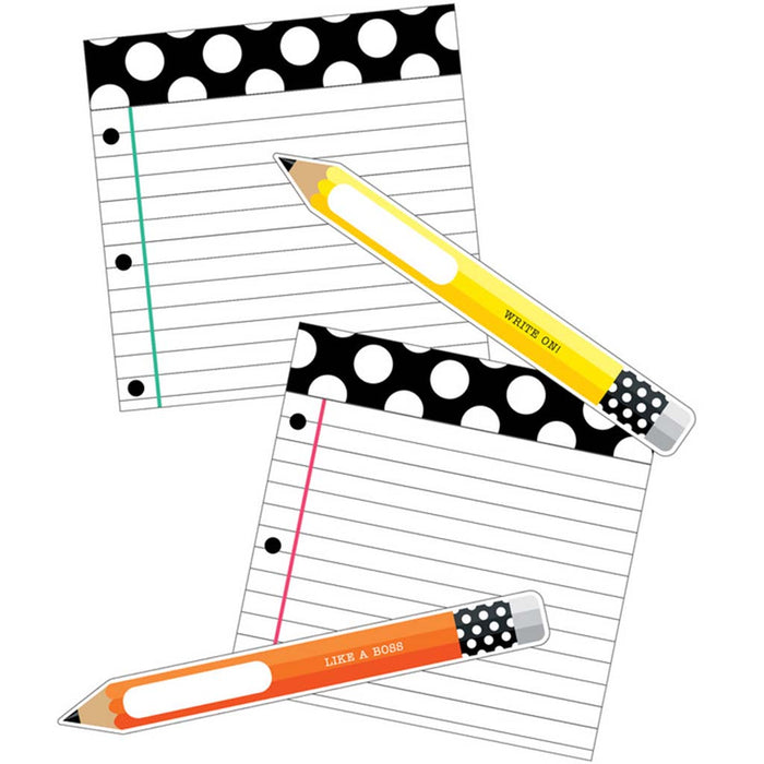 Pencils and Papers Extra Large Cut-Outs