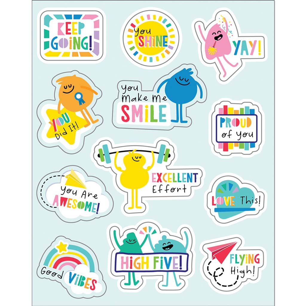 Happy Place Motivational Stickers