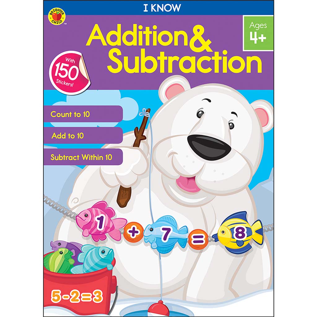 I Know Addition And Subtracion Activity Book