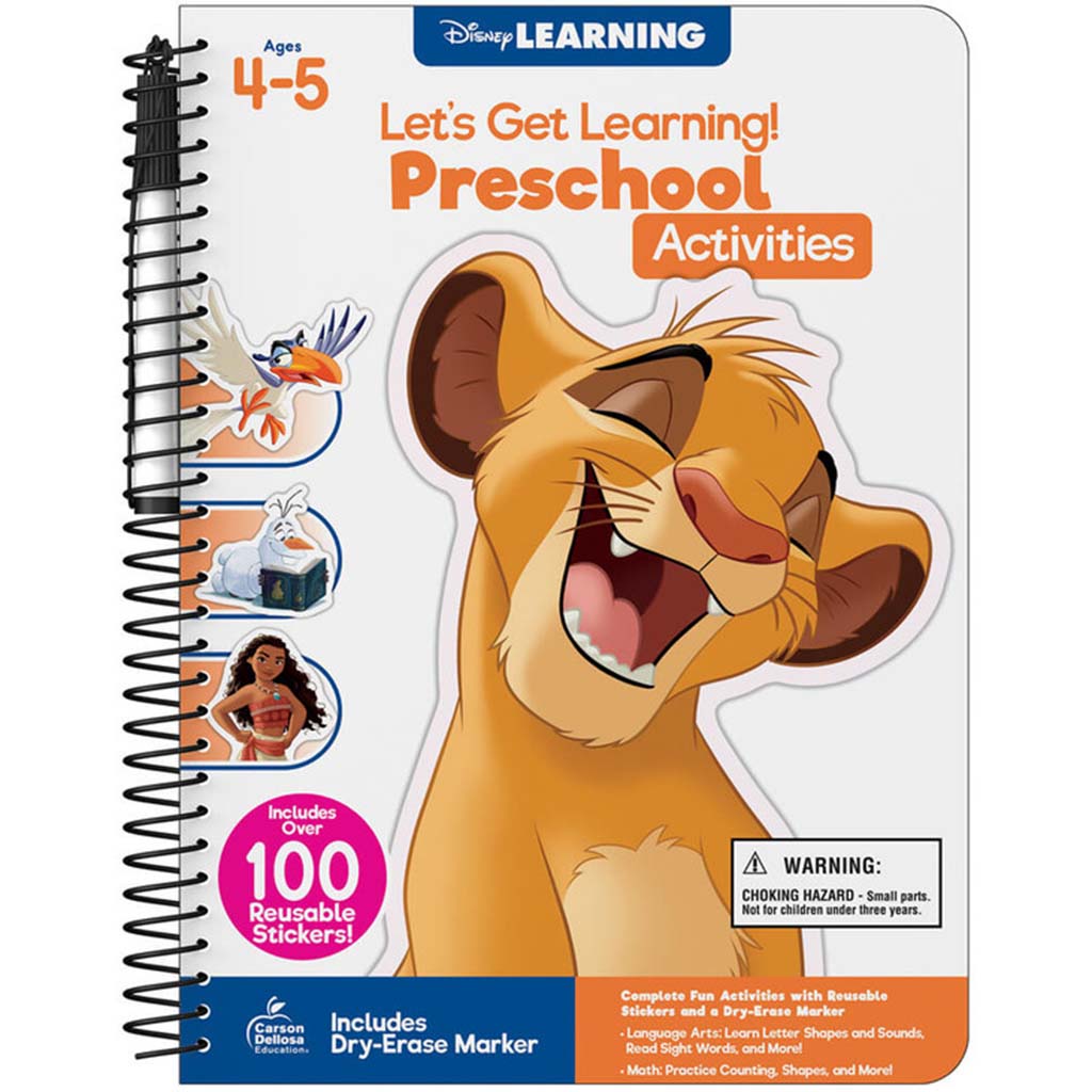 Preschool Activities Activity Book