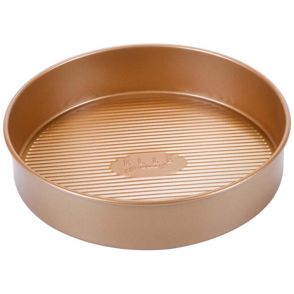 Non-Stick Round Pan Copper Finish 9in x 9in x 2in