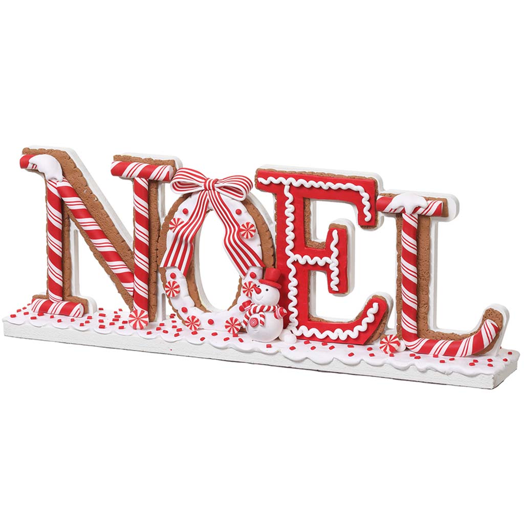 Noel Table Top Red White, 6in