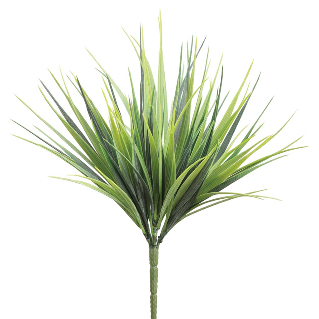 Vanilla Grass Bush Frosted Green, 12in