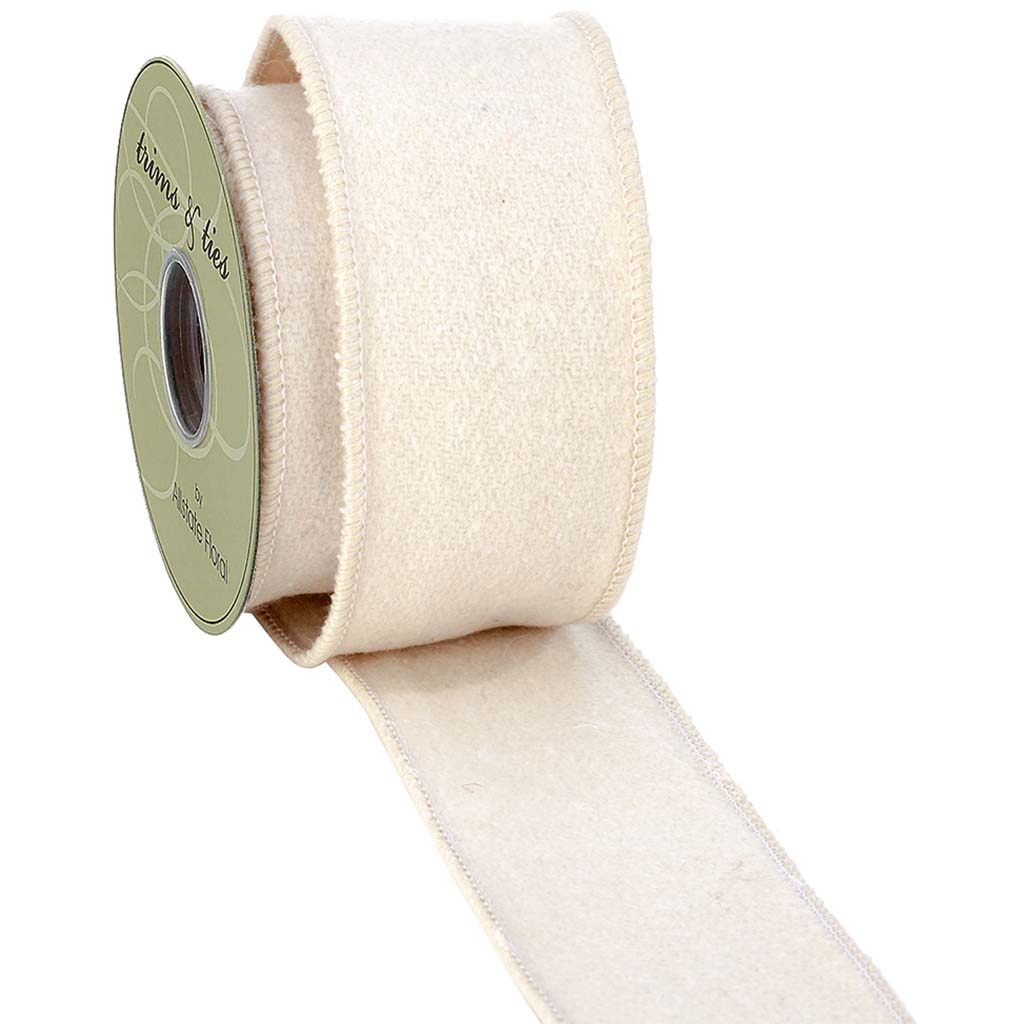 Felt Ribbon Green, 2.5in W x 5yd