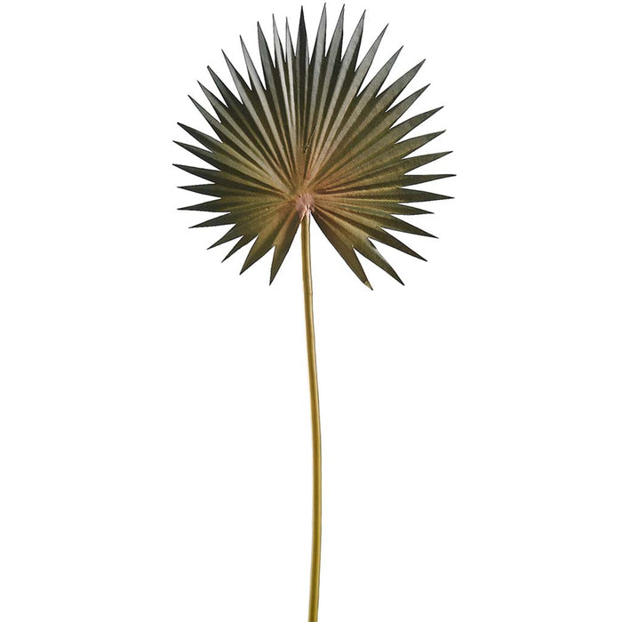 Fan Palm Spray 15.5in Green