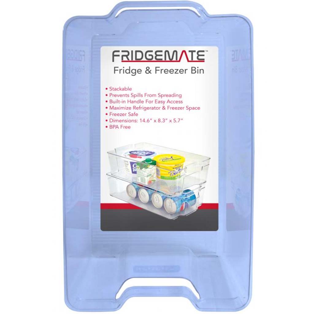 Fridge and Freezer Bin, 14.6in x 8.3in x 5.7in