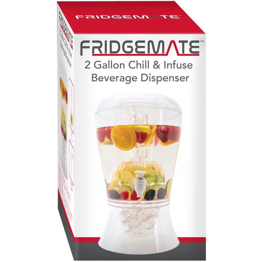 Fridgemate Chill &amp; Infuse Dispenser, 2 Gallon