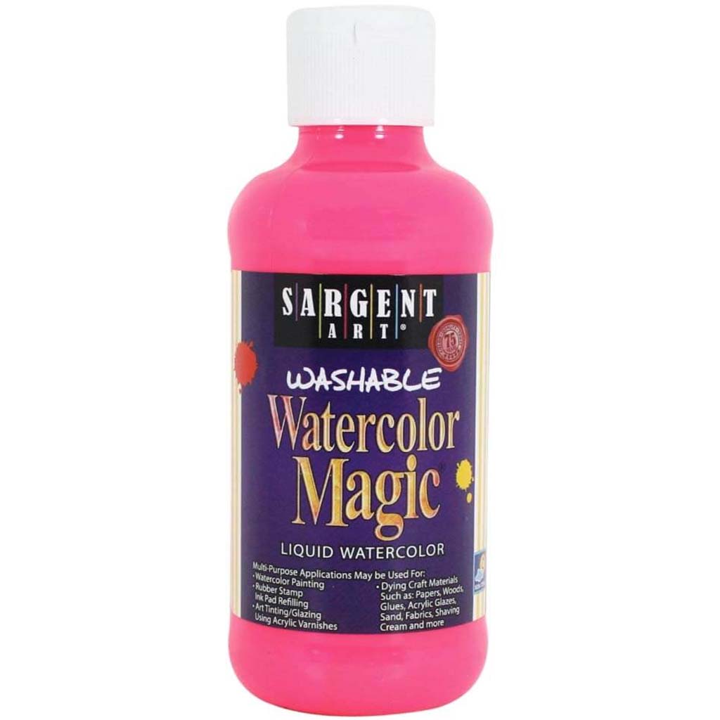 Fluorescent Watercolor Magic Washable 8oz