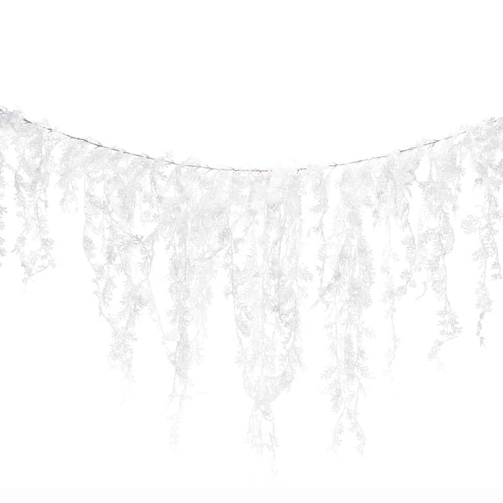 Glass Spike Moss Mantle Garland, 6in