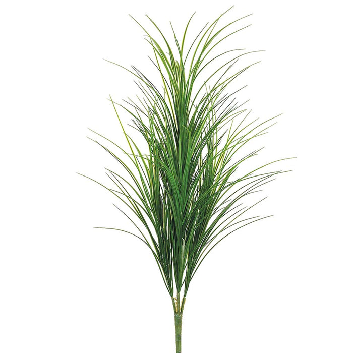 Grass Bush with 226 Leaves Green White, 32in