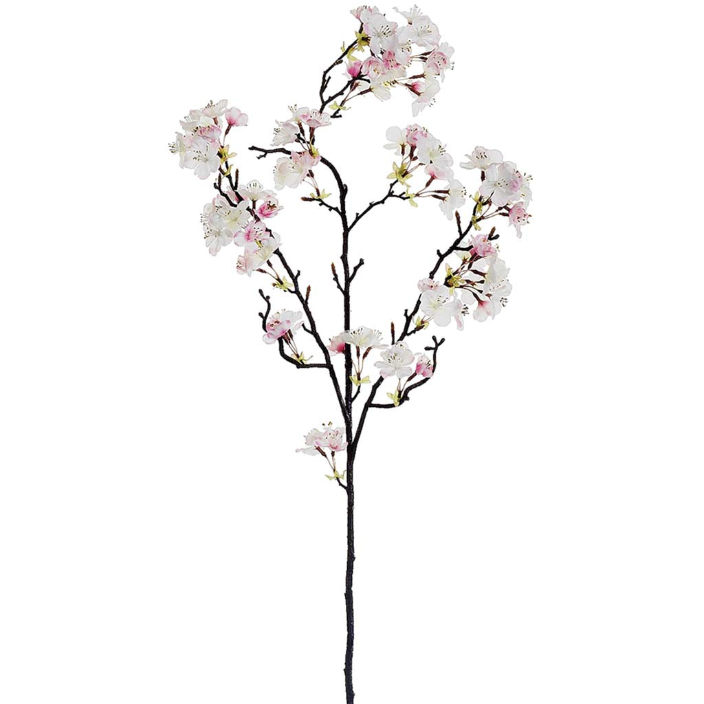 Apple Blossom Spray 35in Pink Cream
