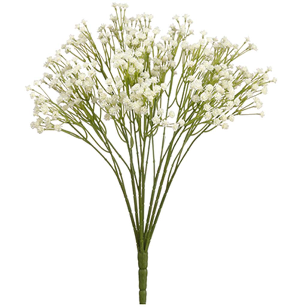 Baby&#39;s Breath Bush x7 Cream, 16in