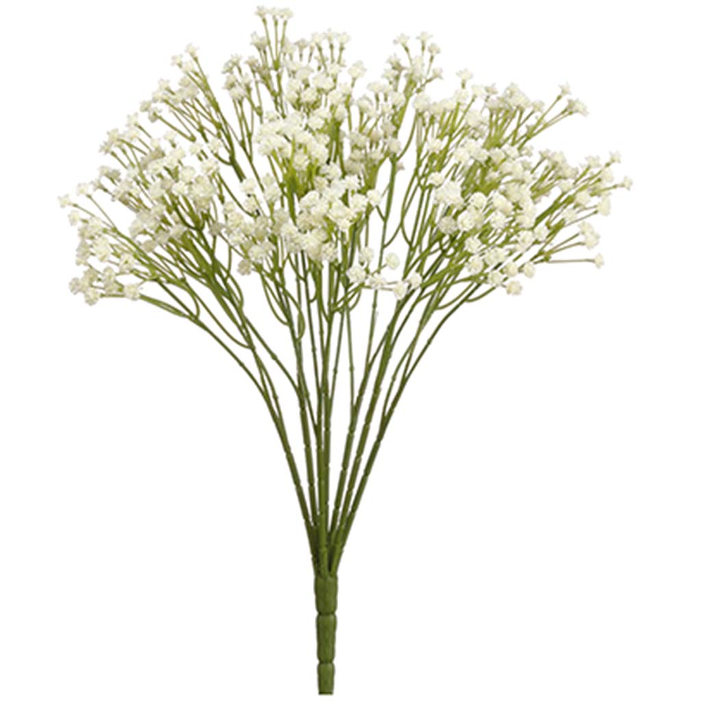 Baby's Breath Bush x7 Cream, 16in