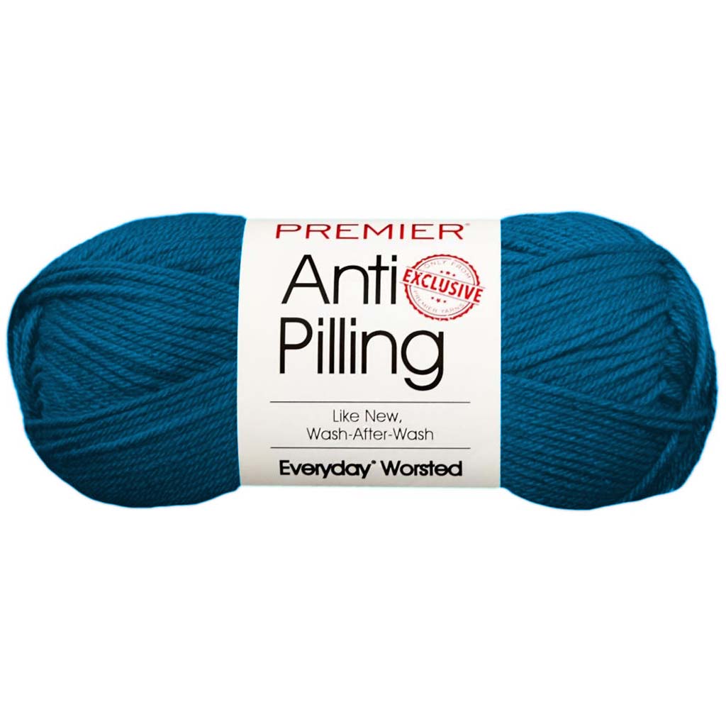 Anti-Pilling Everyday Worsted Solid Yarn, Lake