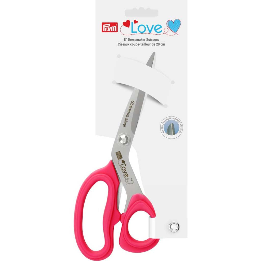 Dressmaker Scissor Red/Gray, 8in