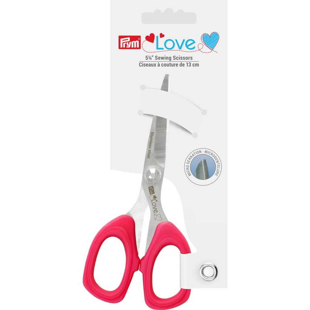 Sewing Scissor Red/Gray, 5.25in