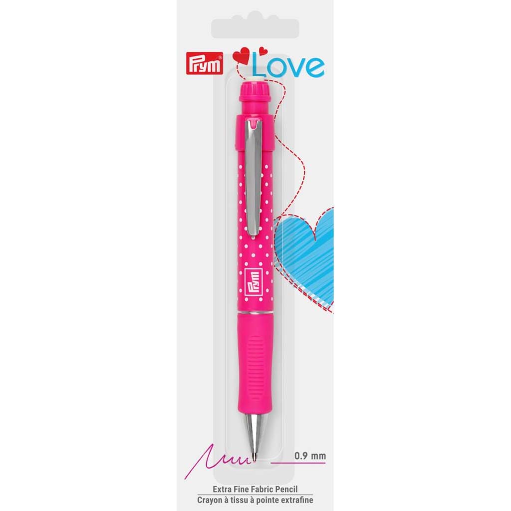 Extra Fine Fabric Pencil Turquoise Pink