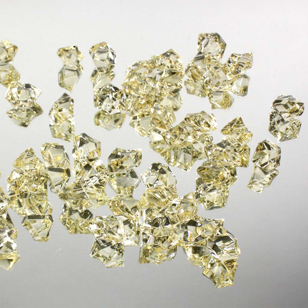 Acrylic Crystal Rock Fillers, Champagne