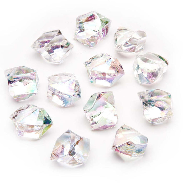 Acrylic Crystal Rock Fillers, Rainbow ''Iridescent''.