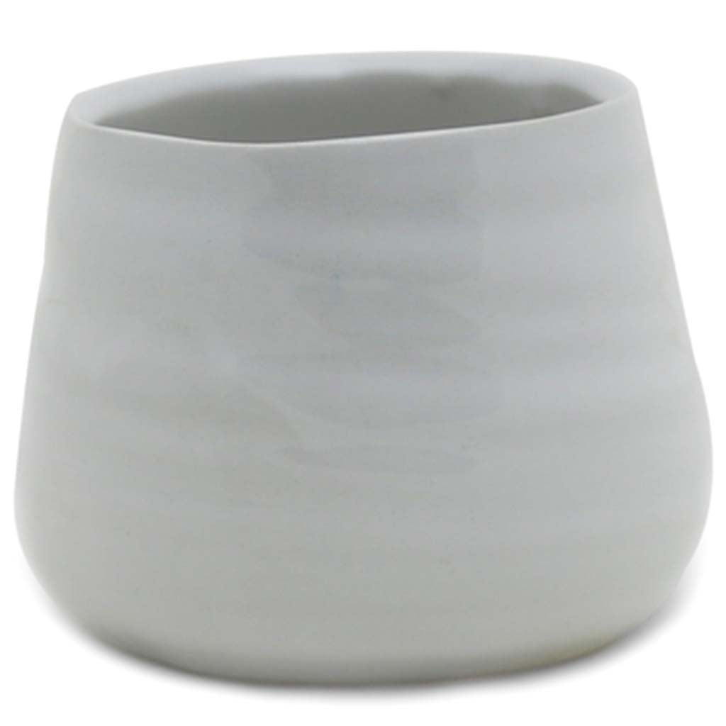 Small White Bowl Pot, 3in