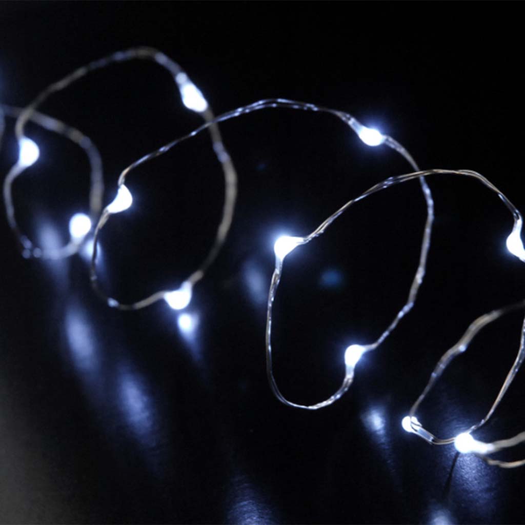 LED 20 Rice Light Strand White, 7ft