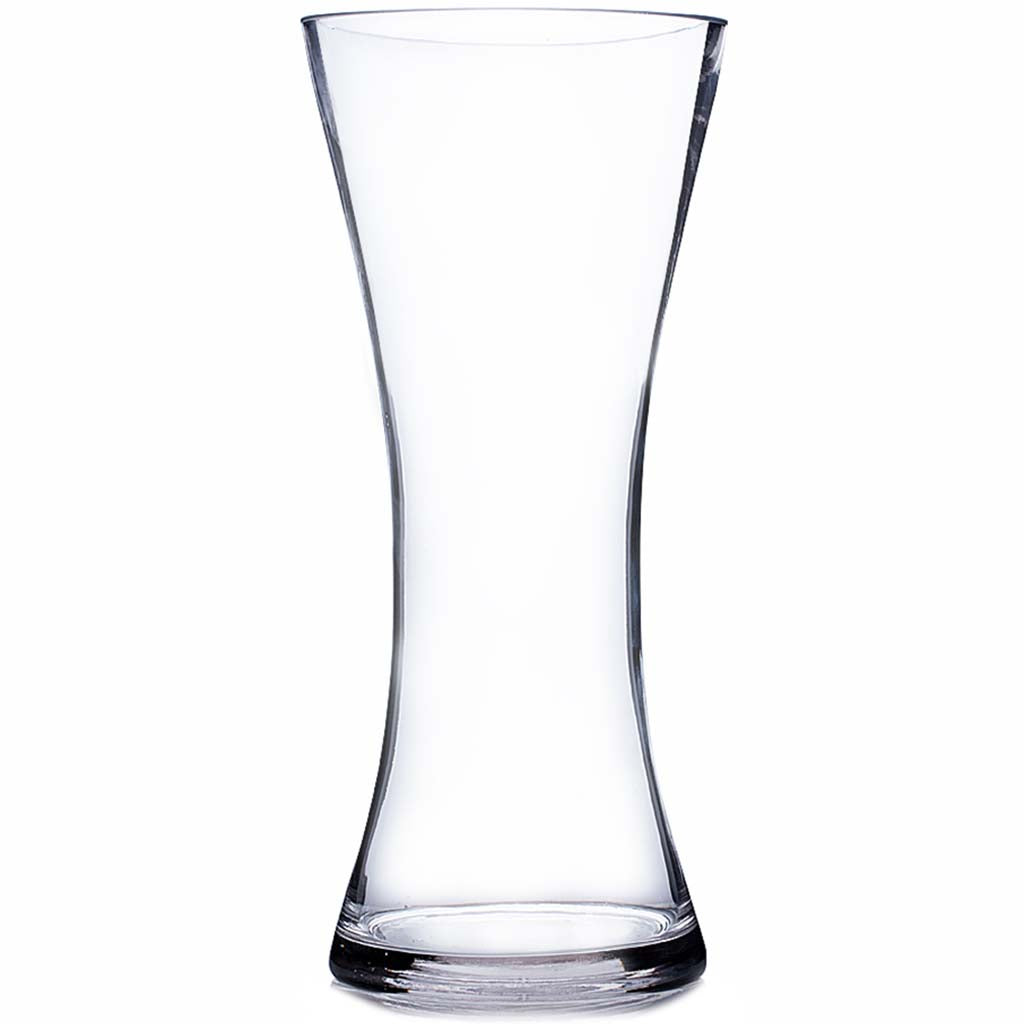 Gathering Hurricane Clear Vase, 5in x 12in