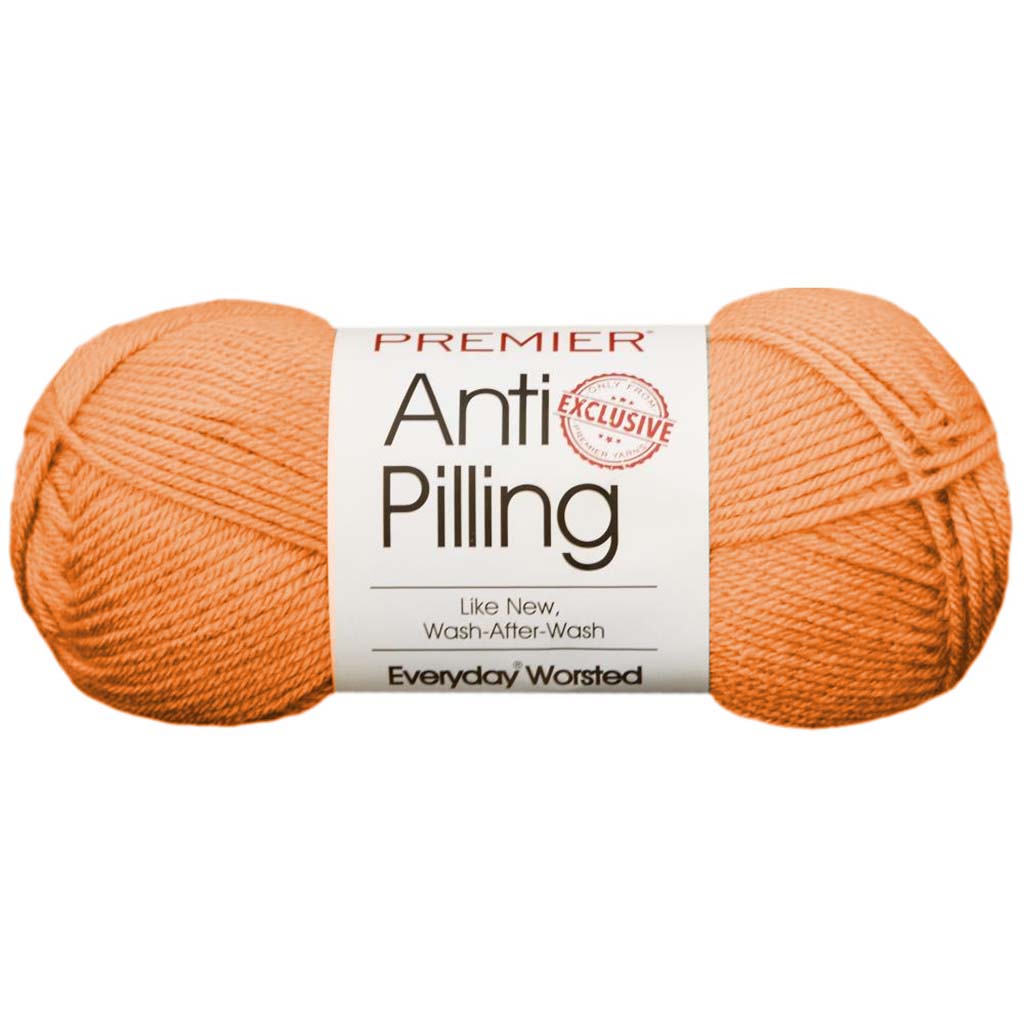 Anti-Pilling Everyday Worsted Solid Yarn, Peach Blossom