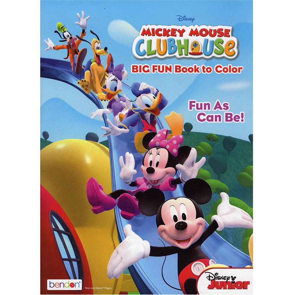 Bazic Mickey Clubhouse Coloring Book