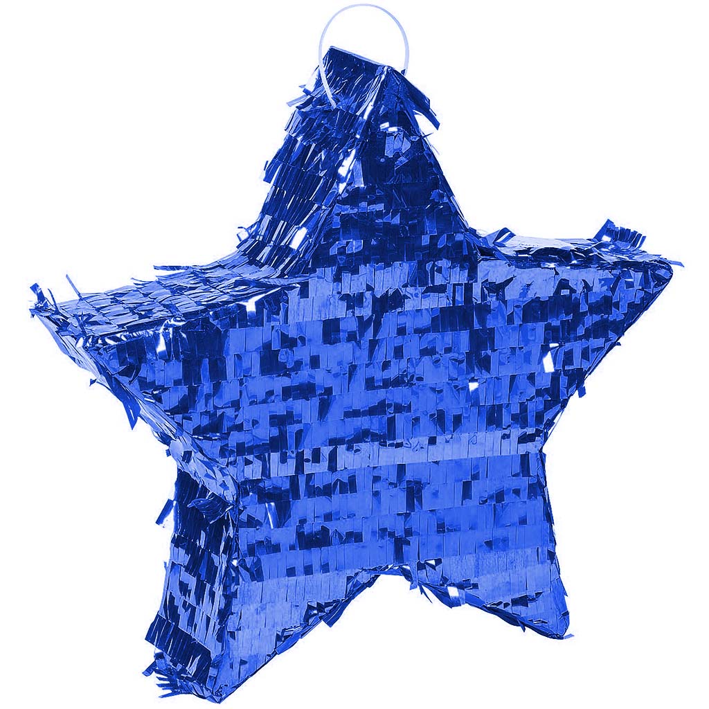 Star Foil Blue Pinata