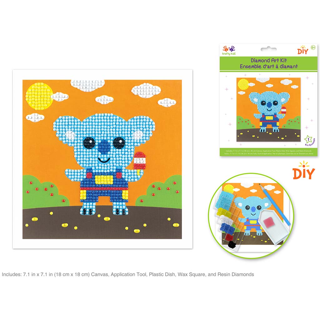 Krafty Kids Kit: Diy Diamond Art Kit Koala