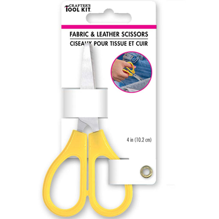 Crafter'S Toolkit: Fabric/Leather Scissors 4IN