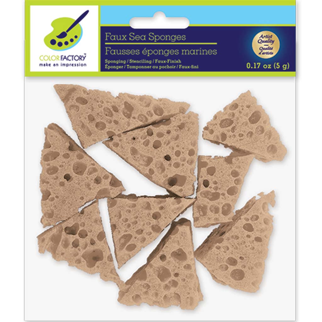 Color Factory:  Faux Sea Sponge For Painting/Sponging/Faux-Fini, 2in X 1in