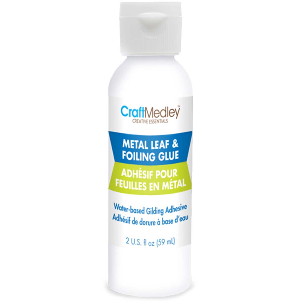 Craft Medley Glue:  Metal Leaf/Foiling Glue, 24/Pdq, 2Oz (60G)