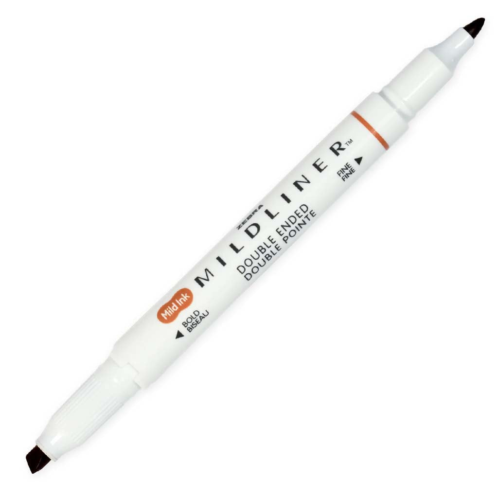 Zebra Mildliner Double Ended Highlighter Copper