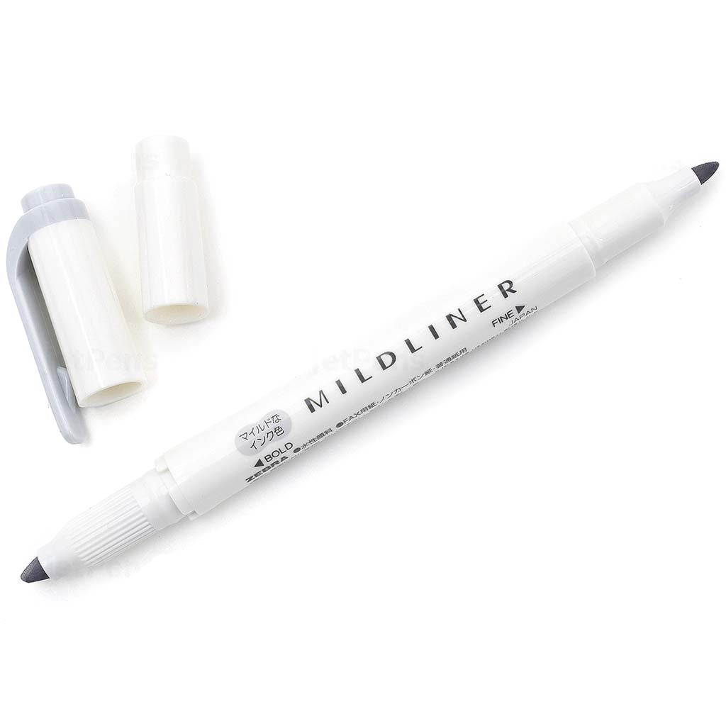 Zebra Mildliner Double Ended Highlighter Cool Gray