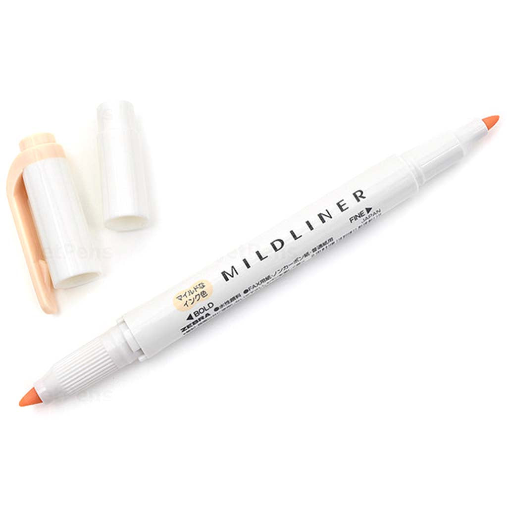Zebra Mildliner Double Ended Highlighter Cream