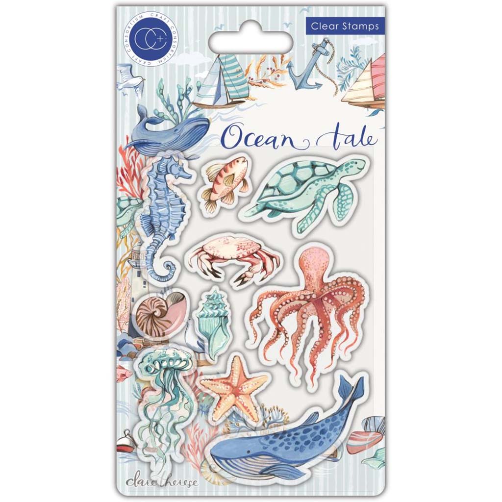 A5 Clear Stamps Sea Life