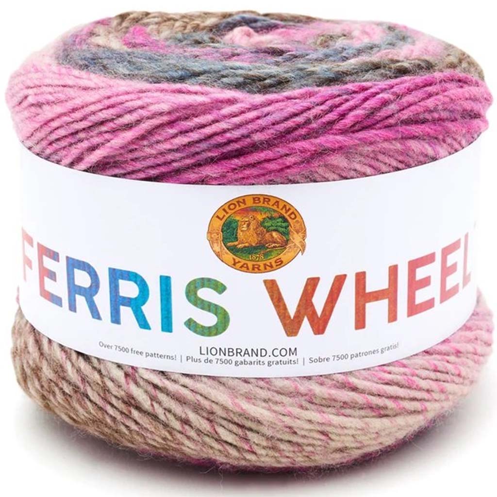 Lion Brand Ferris Wheel Yarn, Violets