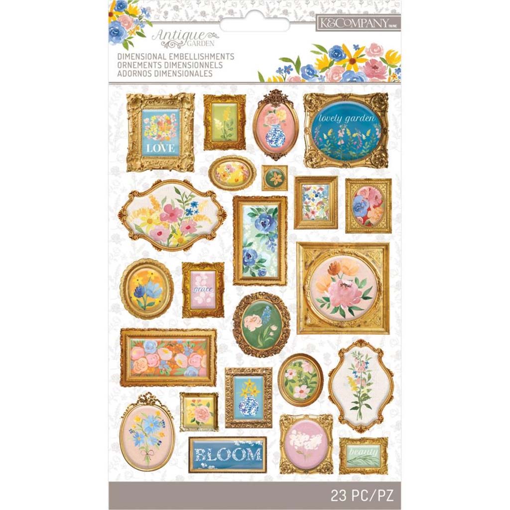 Antique Garden Gallery Frames, 23Pkg