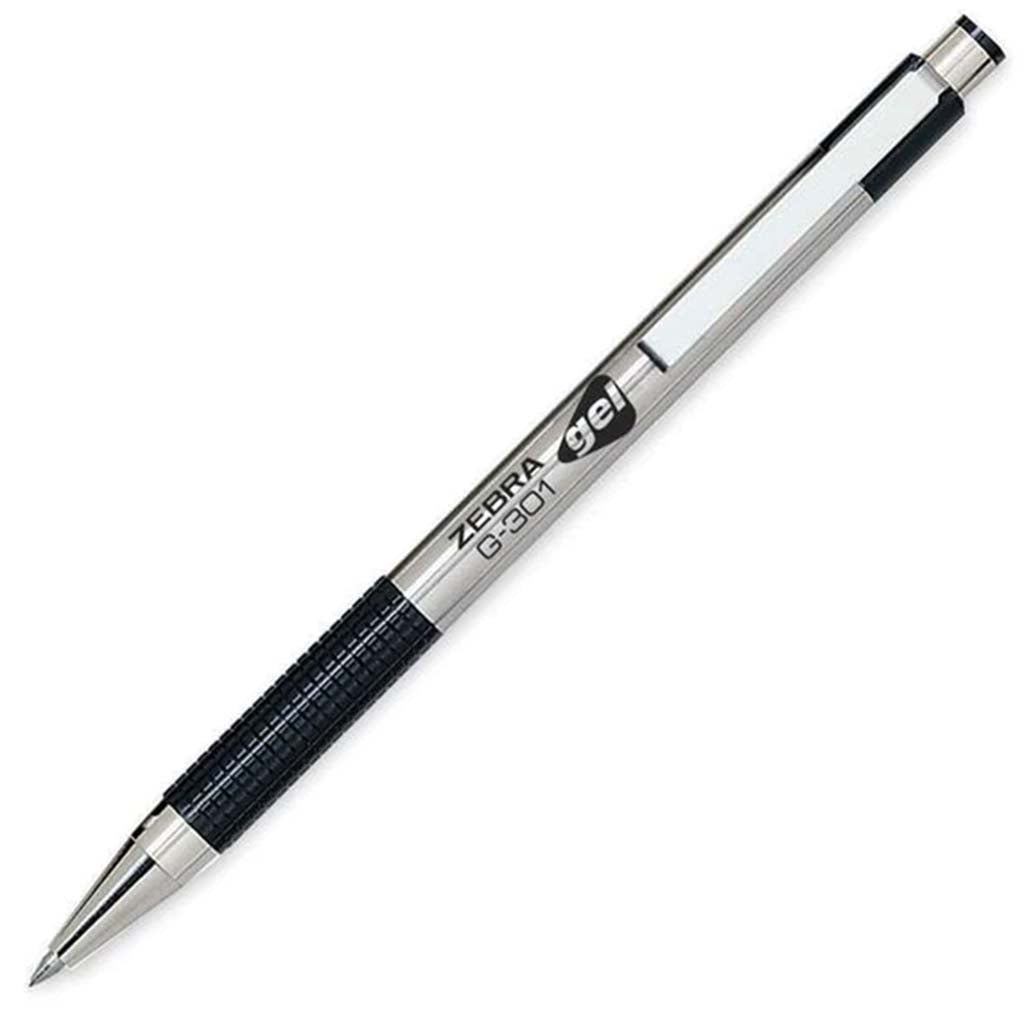 G-301 Retractable Gel Pen .7mm Black