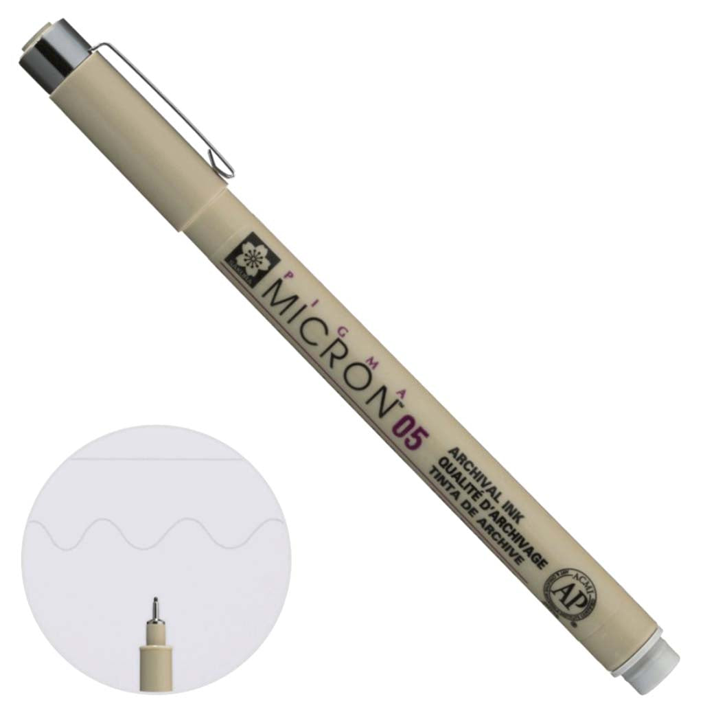 Pigma Micron Pen 01 .45mm Light Cool Gray