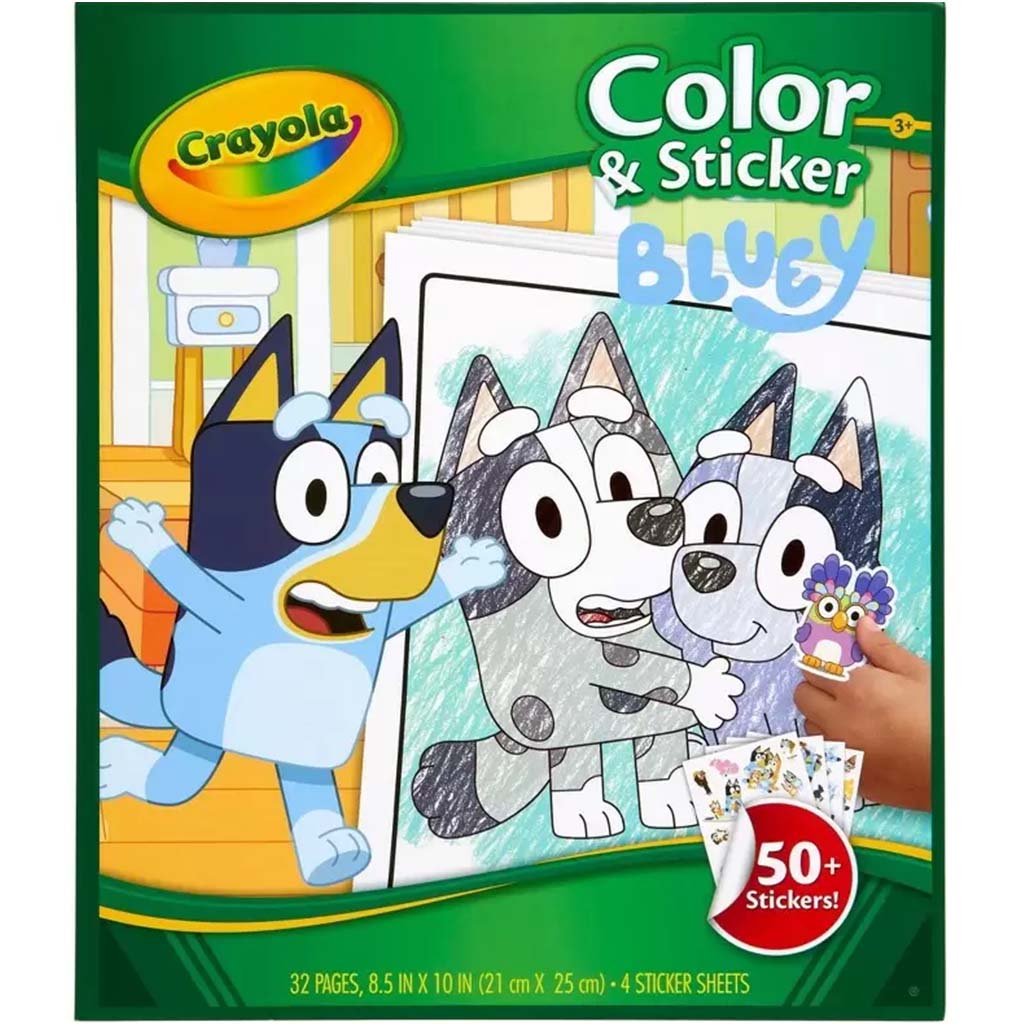 Bluey Color &amp; Sticker Activity Book