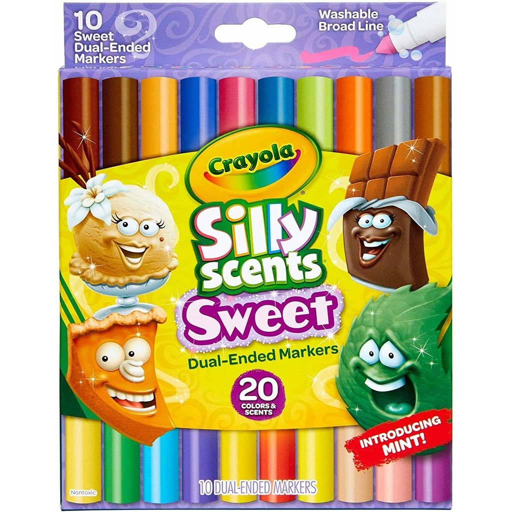 Silly Scents Sweet Dual-Ended Markers, 10ct