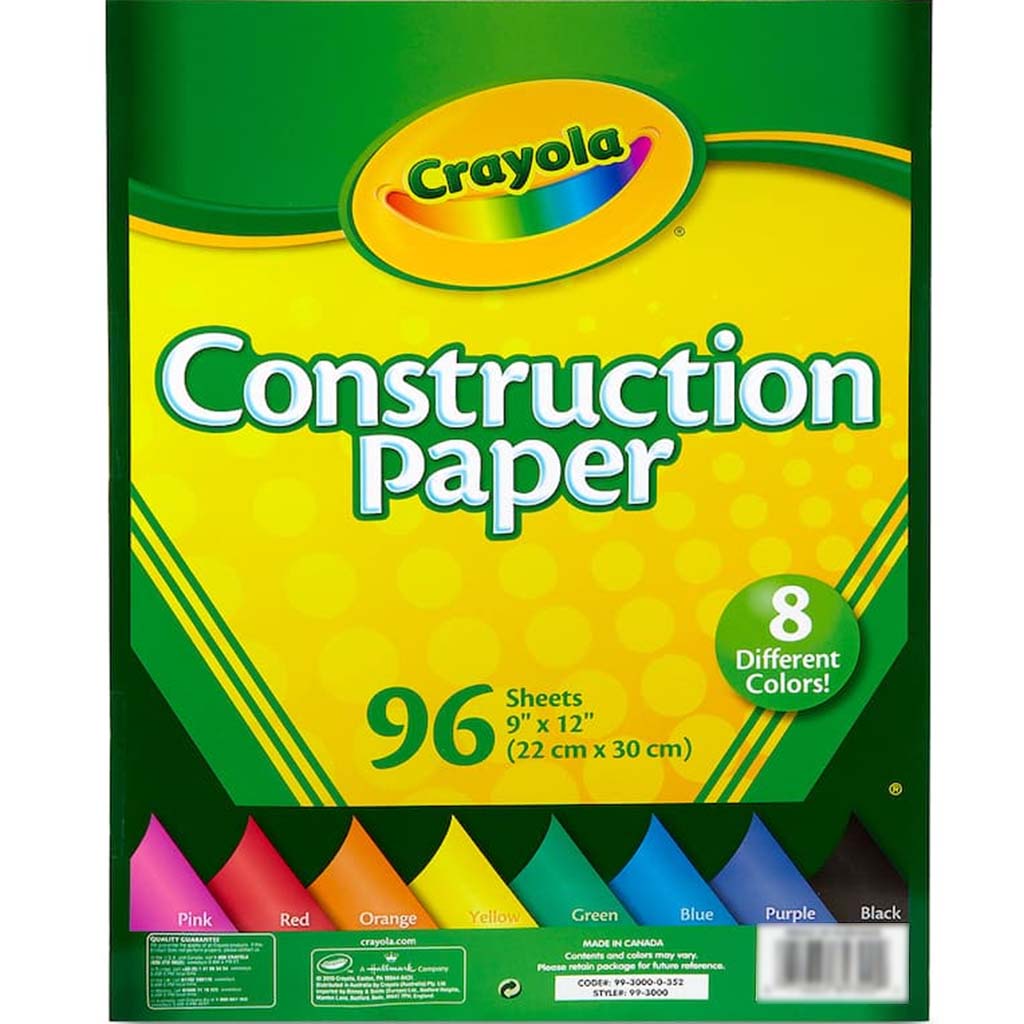 Construction Paper, 96ct