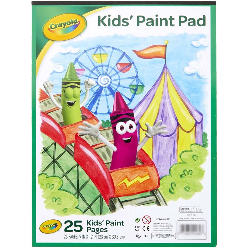 Kids Paint Pad, 25 Sheets