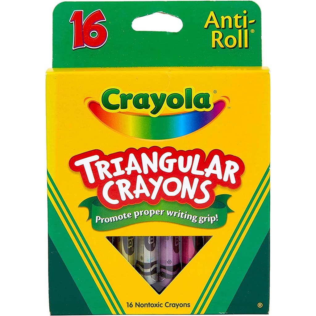 Triangular Crayons, 16ct