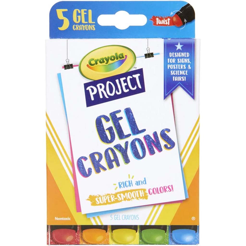 Crayola Project Gel Crayons, 5ct