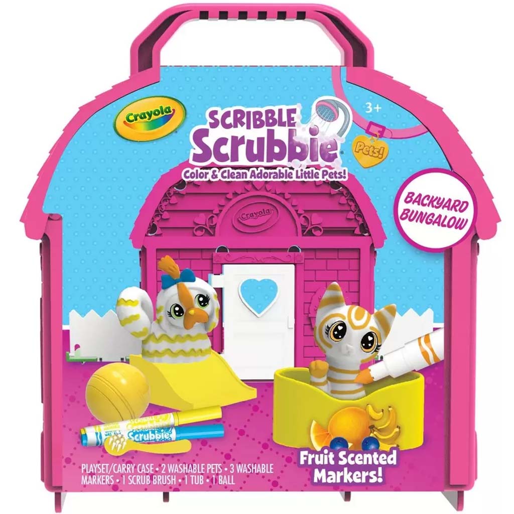 Scribble Scrubbie Pets Backyard Bungalow