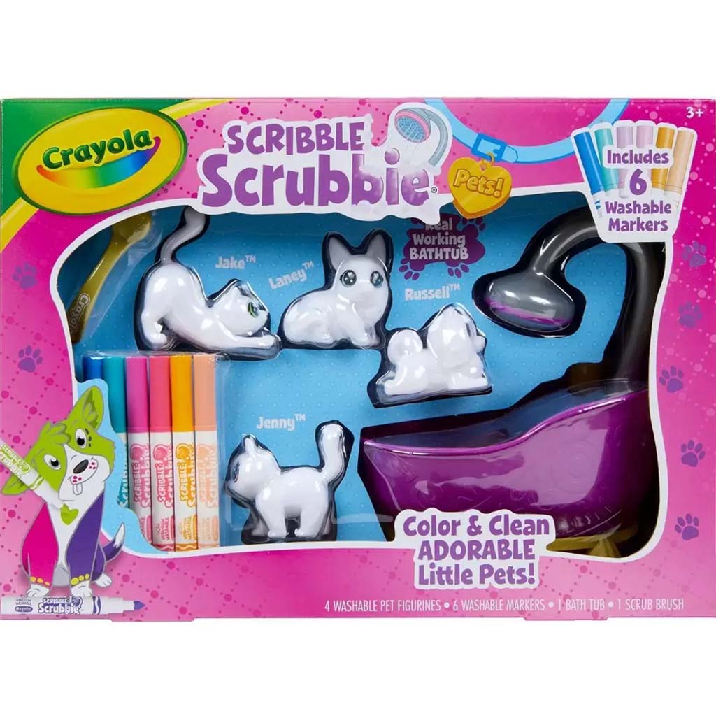 Scribble Scrubbie Pets Tub Play Set