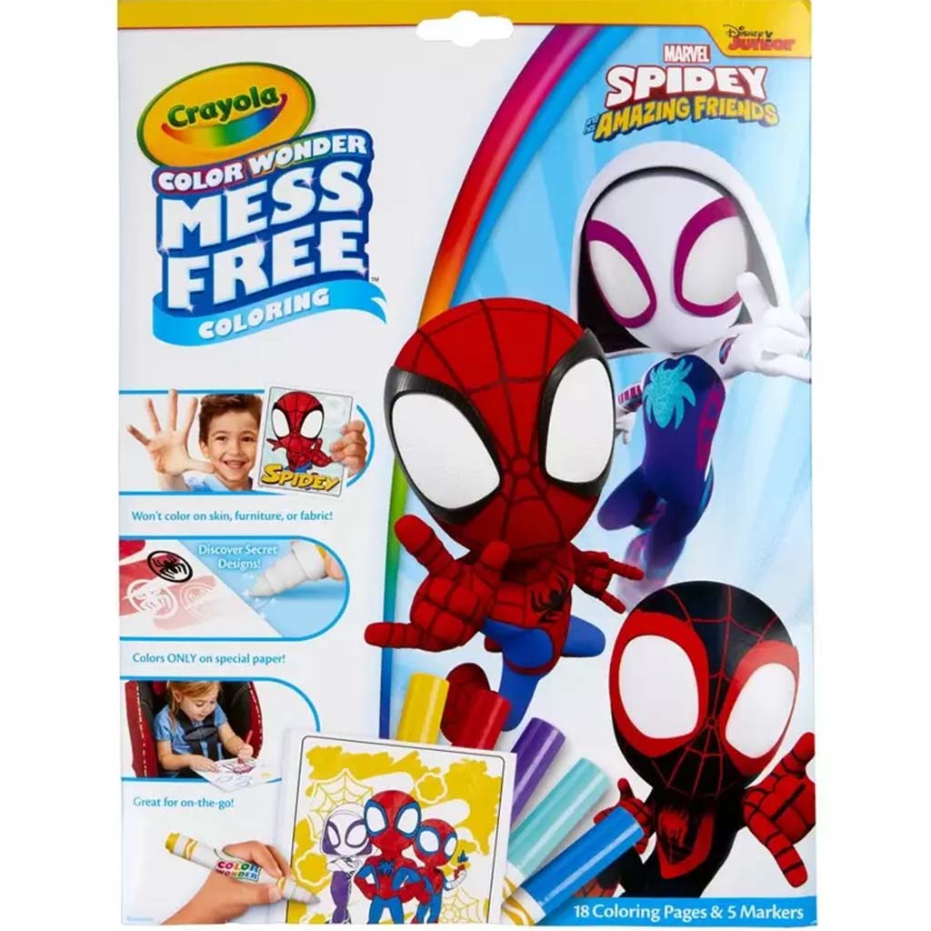 Crayola Color Wonder Pad Spidey &amp; His Amazing Friends